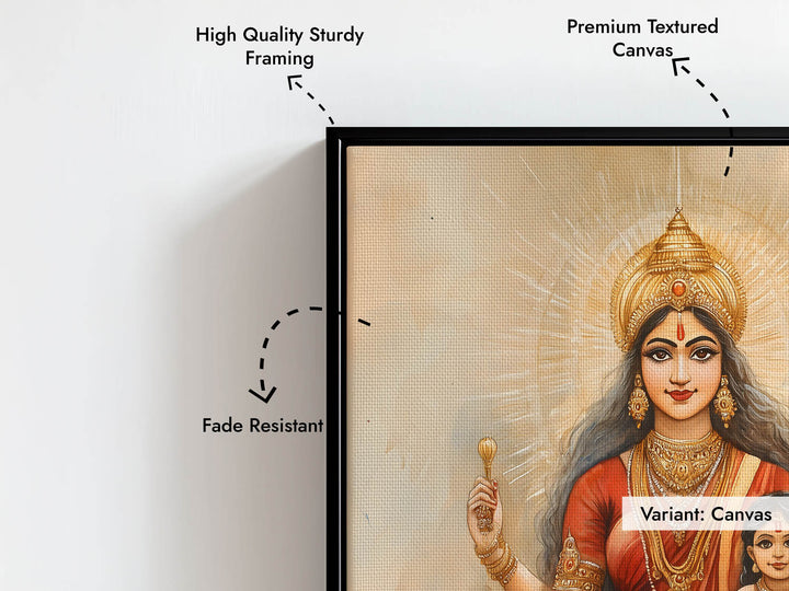 Maa Durga - Vastu Painting