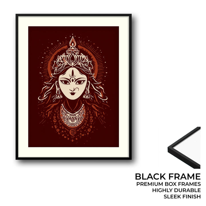 Maa Durga Painting – Divine Shakti Wall Art