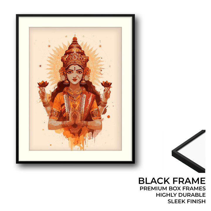 Mahalakshmi Painting – Goddess of Prosperity Wall Art