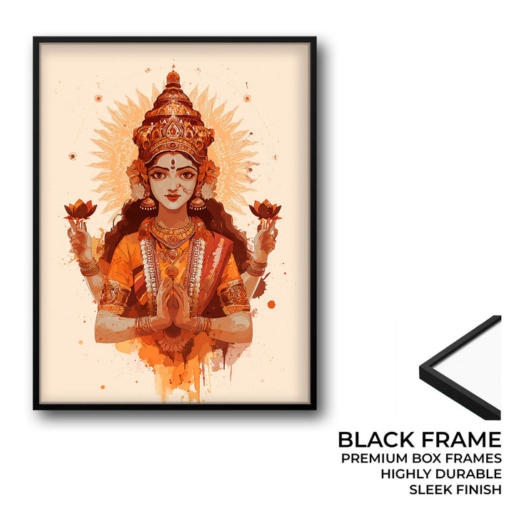 Mahalakshmi Painting – Goddess of Prosperity Wall Art