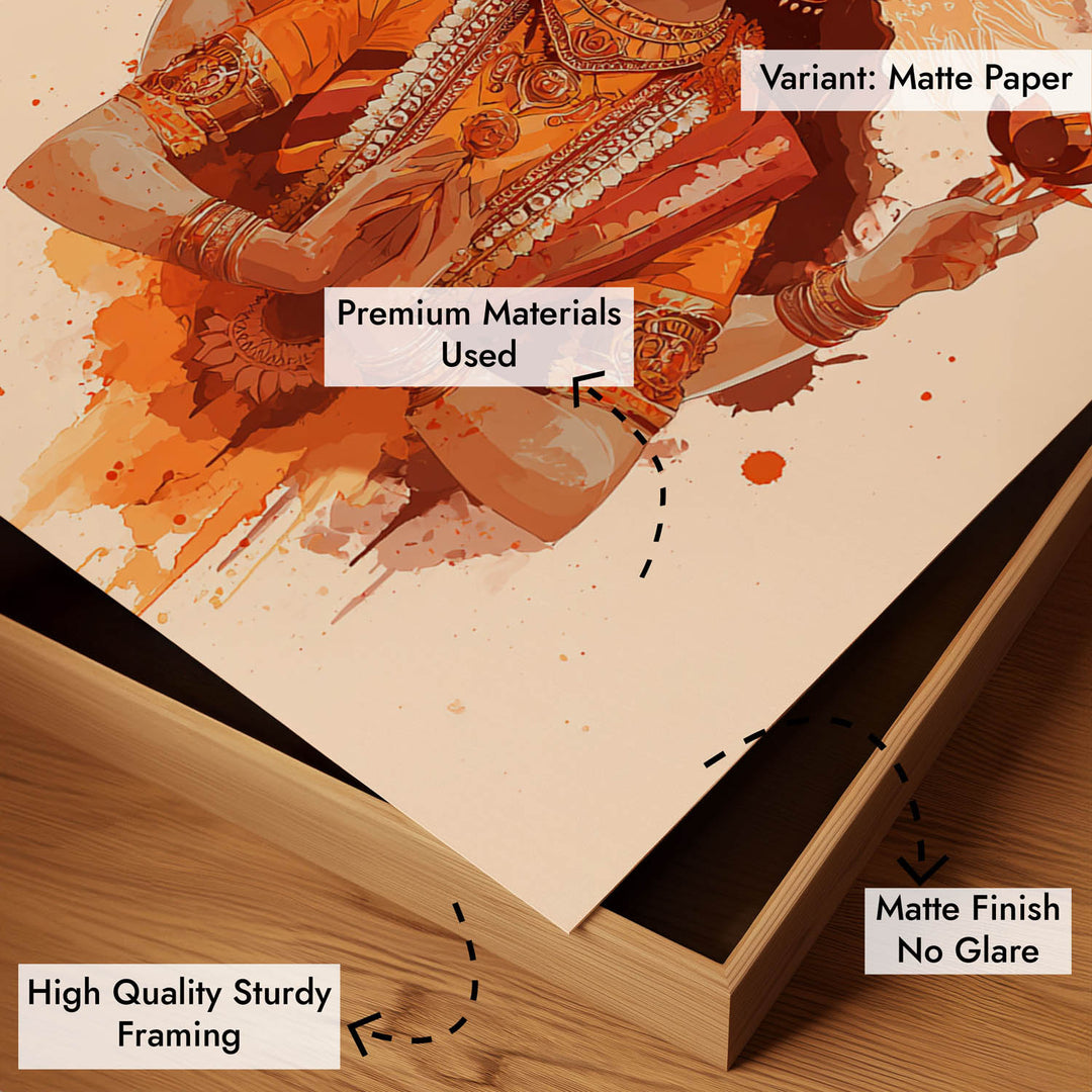 Mahalakshmi Painting – Goddess of Prosperity Wall Art