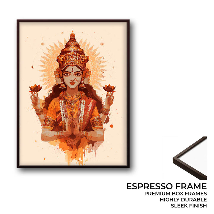 Mahalakshmi Painting – Goddess of Prosperity Wall Art