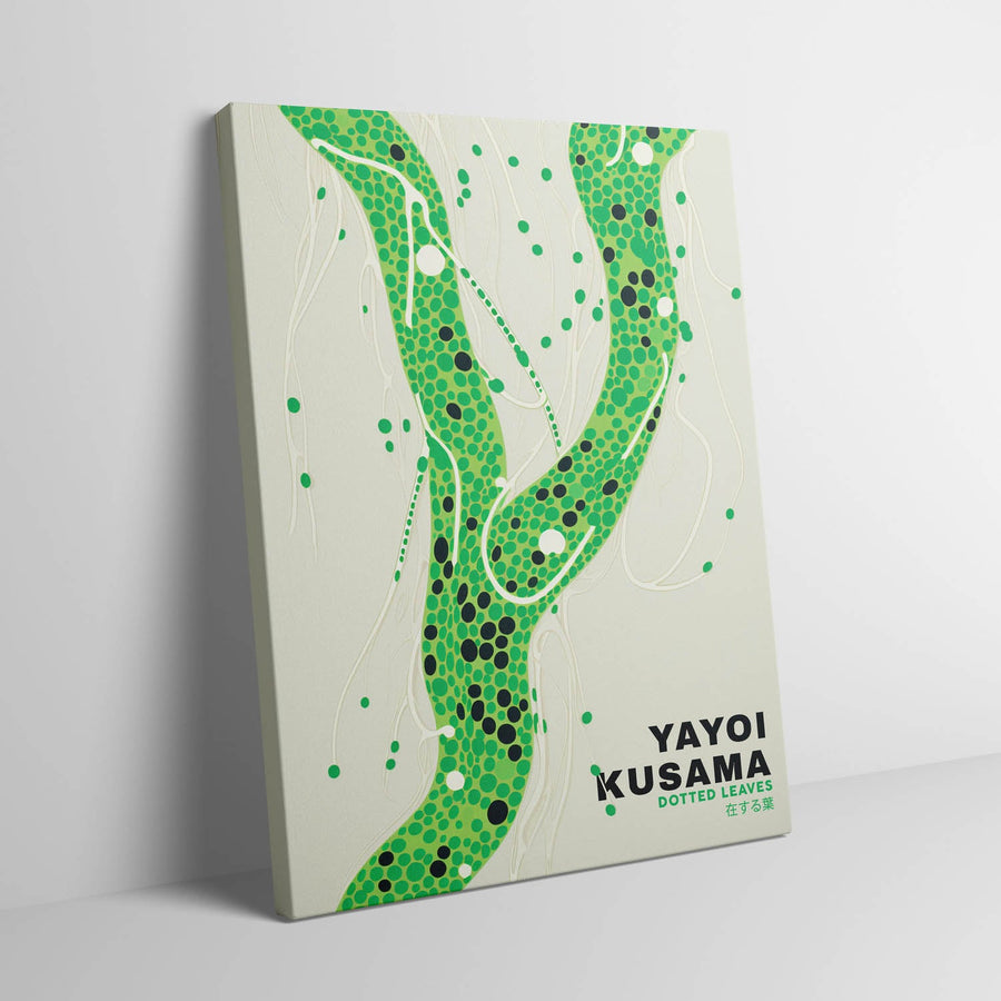 dotted-leaves-yayoi-kusama