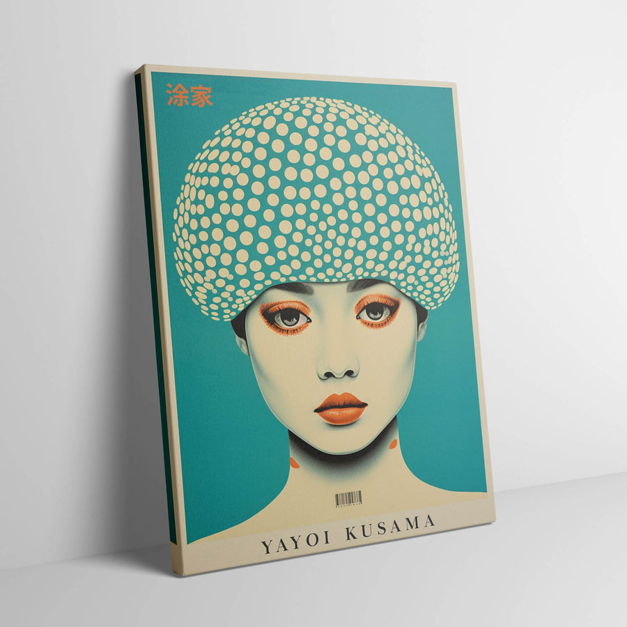 dotted-woman-yayoi-kusama