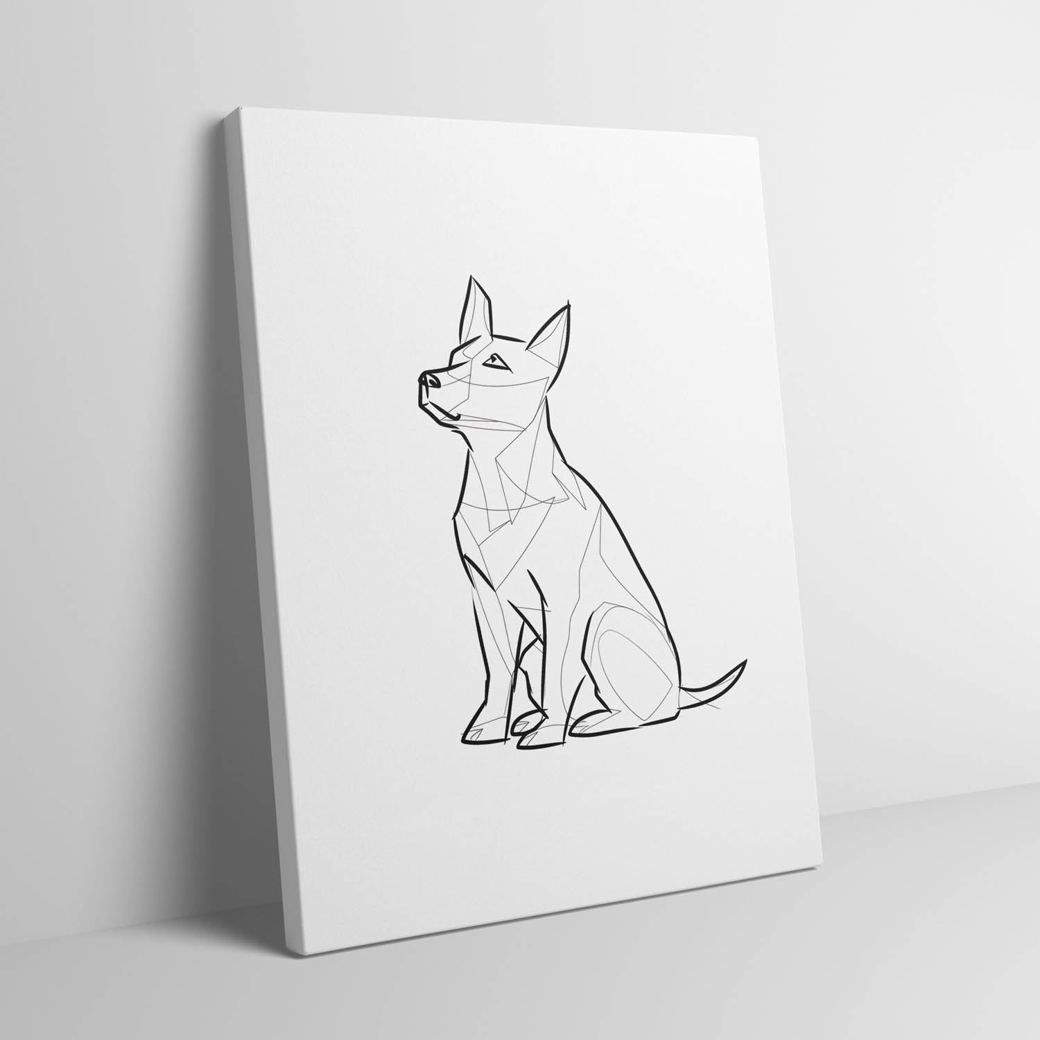 geometric-dog