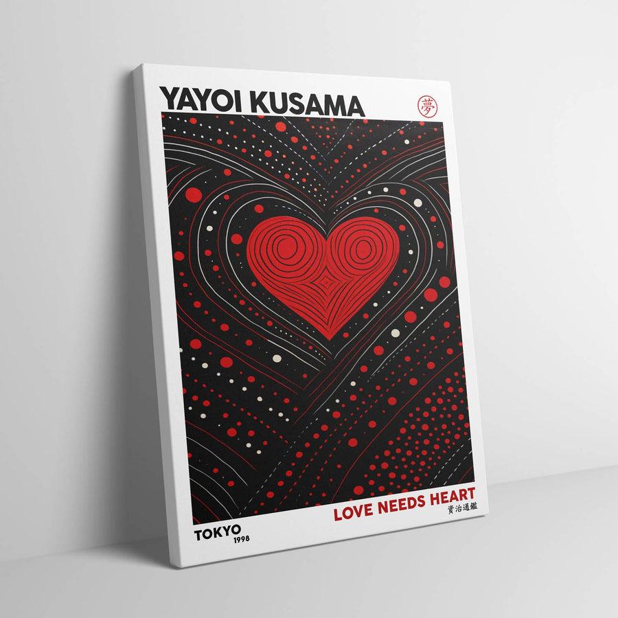 love-needs-heart-yayoi-kusama