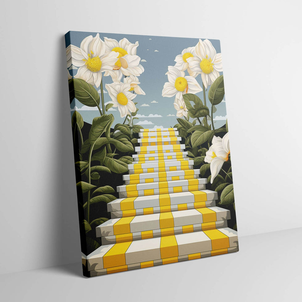 stairway-of-flowers