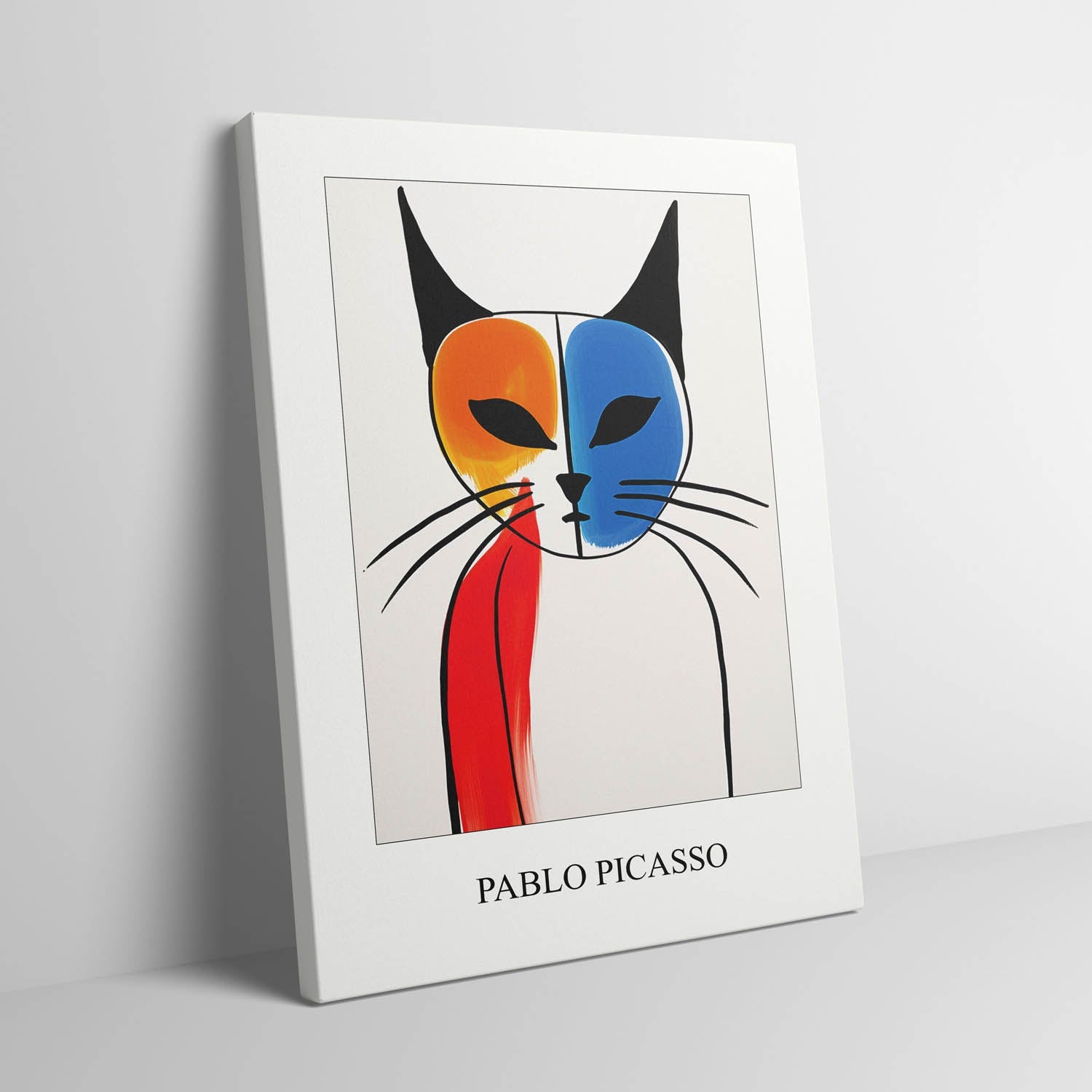two-colored-cat-pablo-picasso