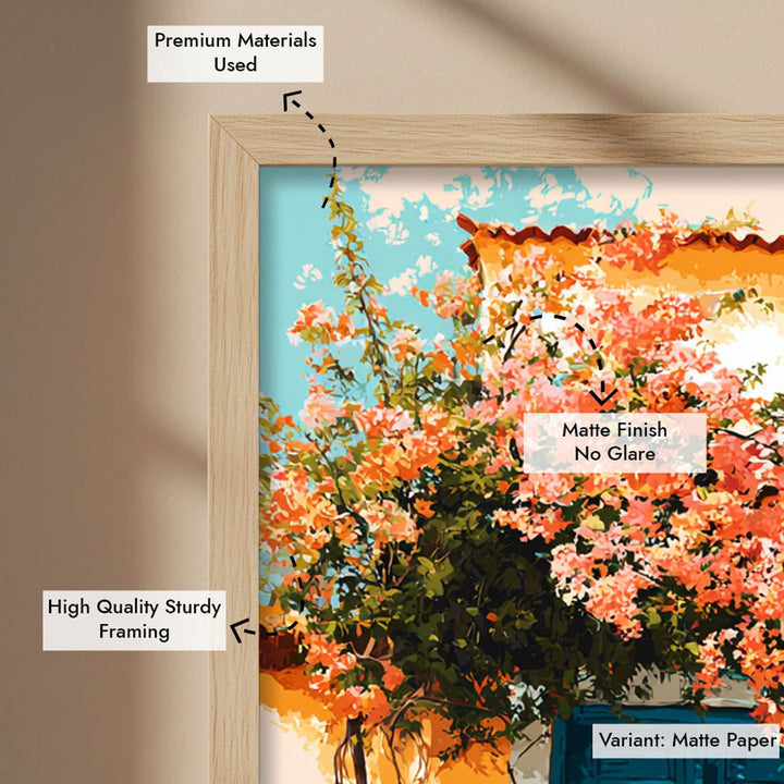 Coastal House with Blue Doors