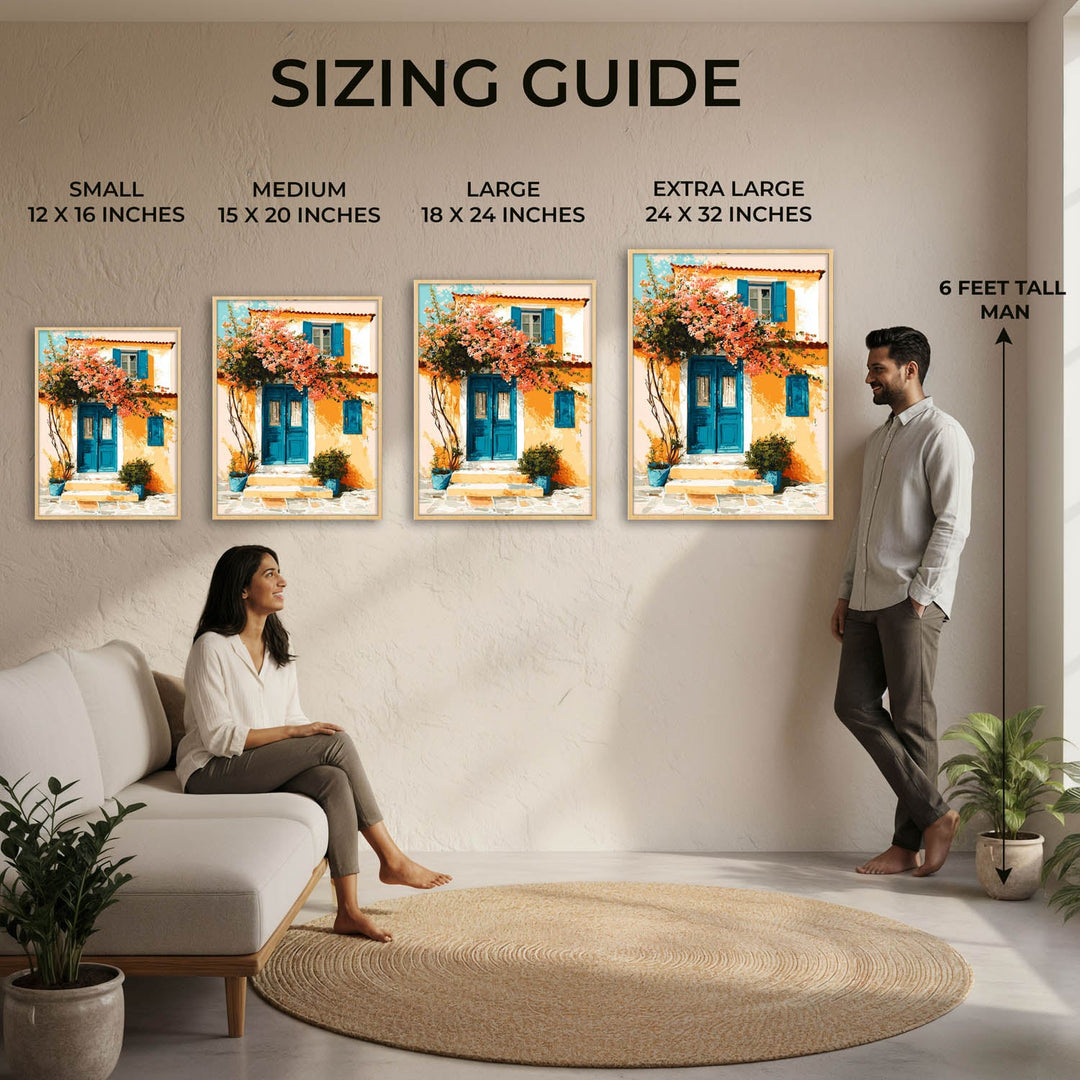 Coastal House with Blue Doors