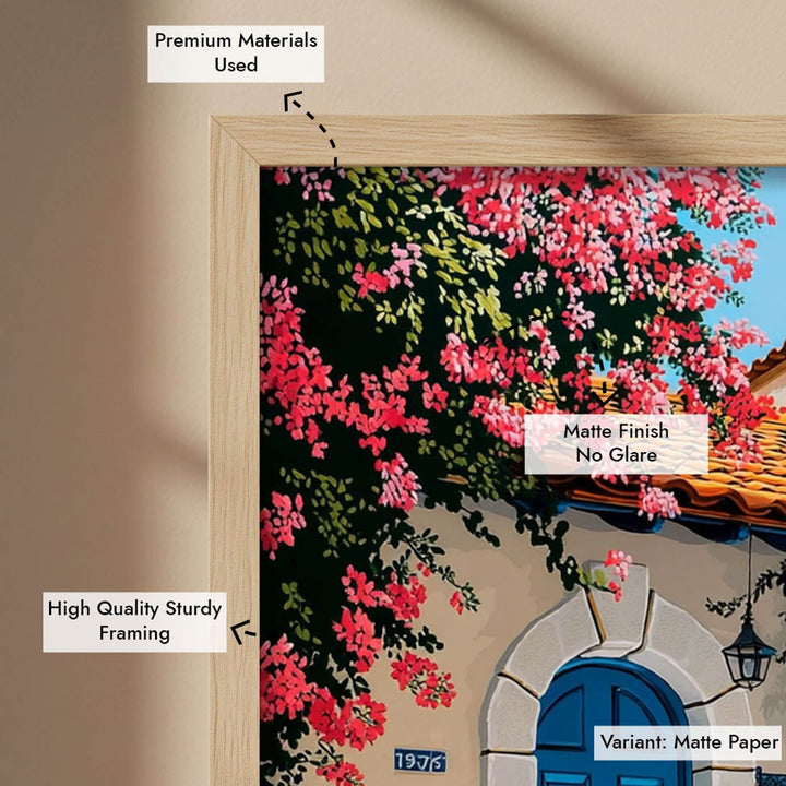 Mediterranean Blue Door House