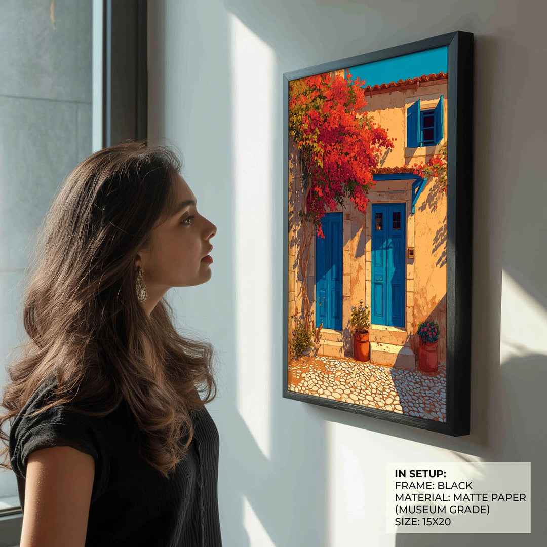 Mediterranean Blue Doors