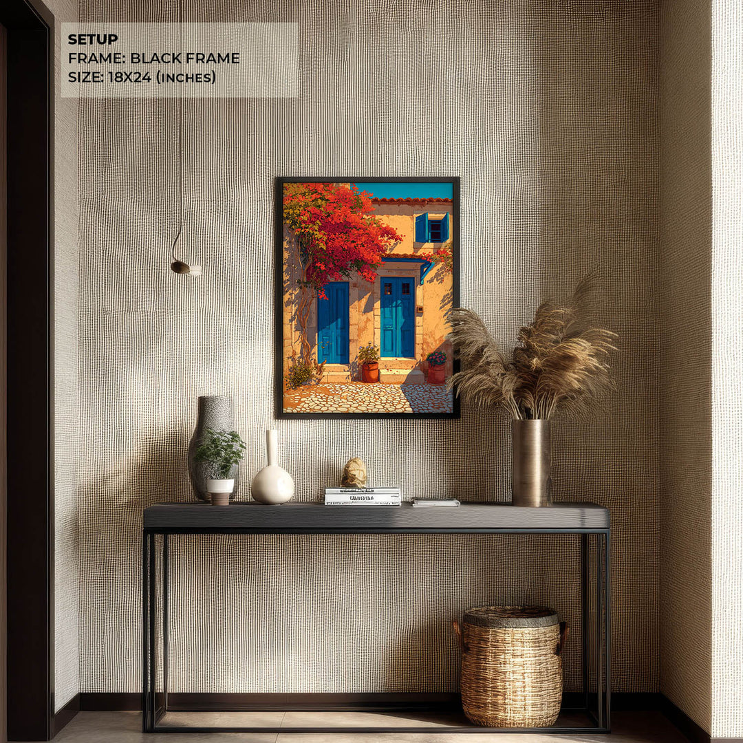 Mediterranean Blue Doors