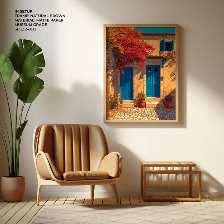 Mediterranean Blue Doors