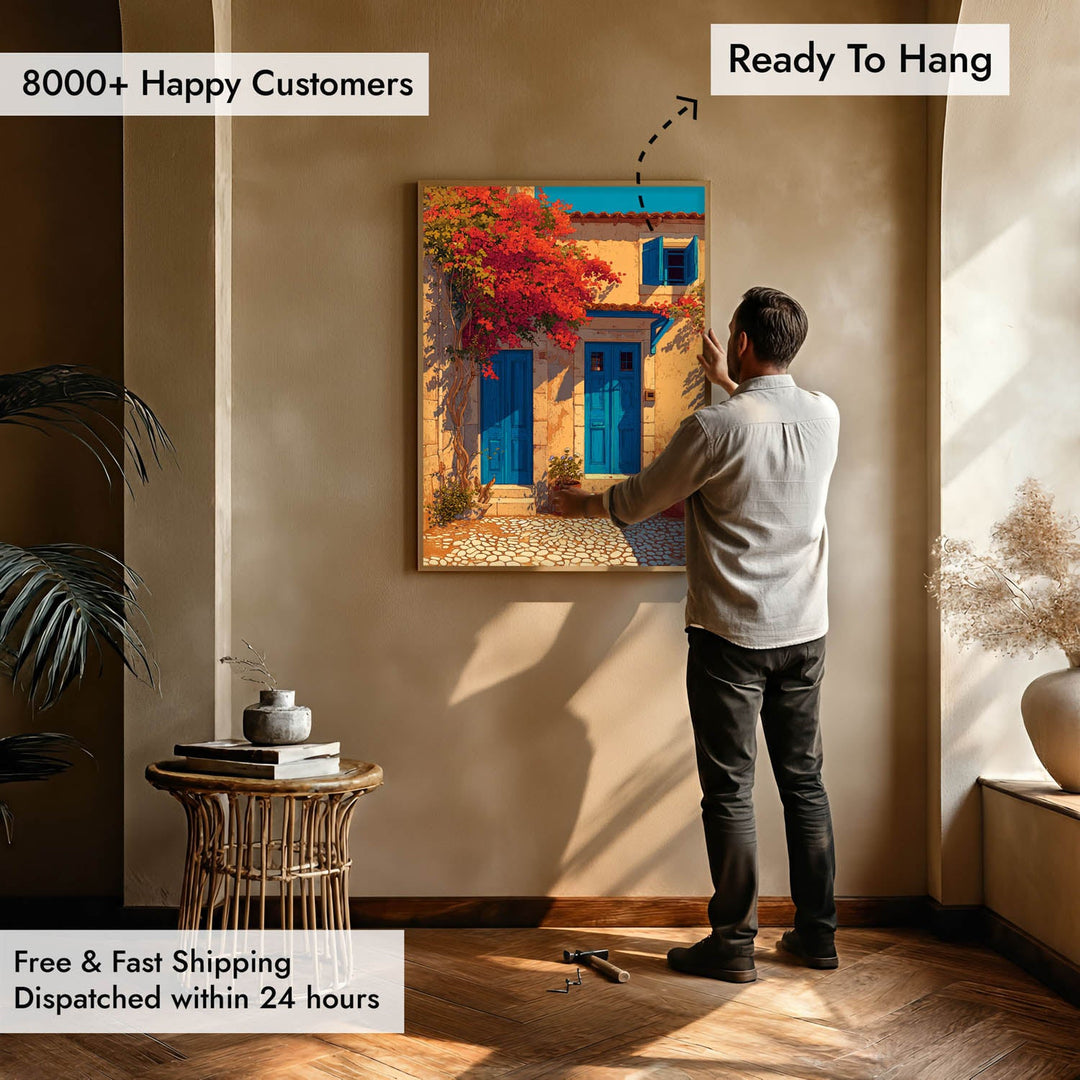 Mediterranean Blue Doors