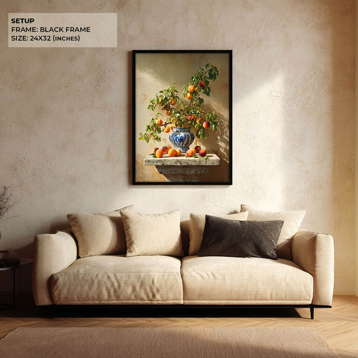 Still Life Fruit Vase