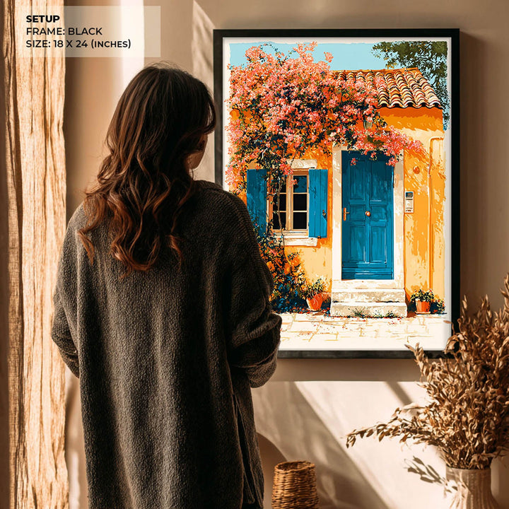 Sunlit Mediterranean Street