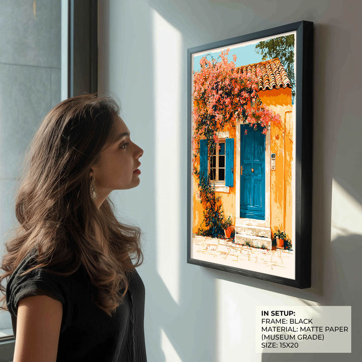 Sunlit Mediterranean Street