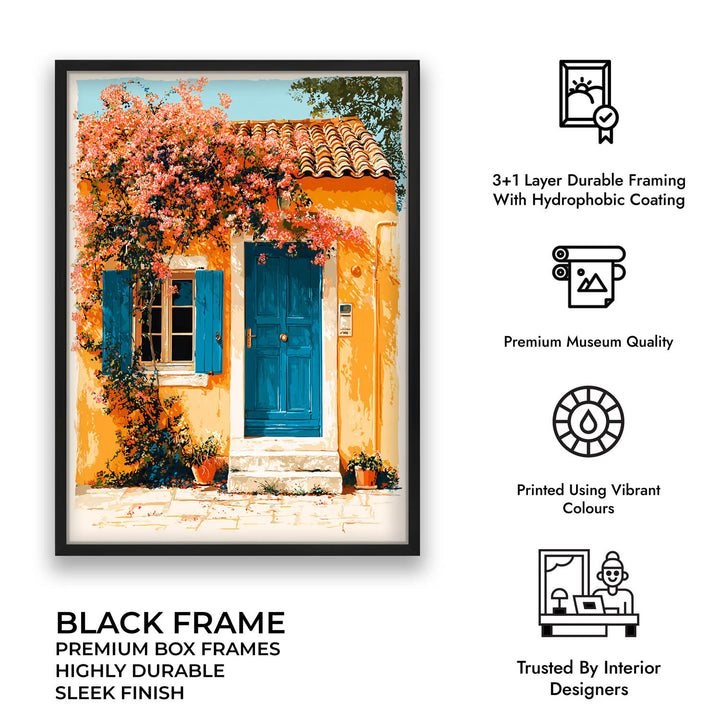 Sunlit Mediterranean Street