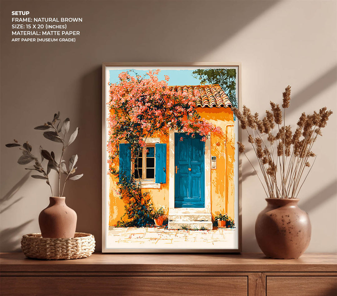 Sunlit Mediterranean Street