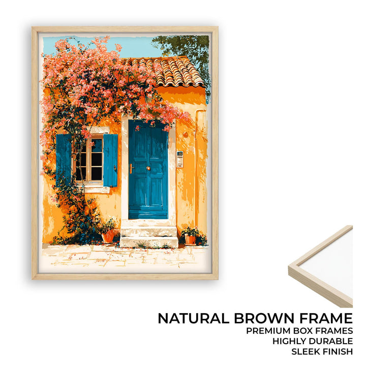 Sunlit Mediterranean Street