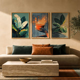 On wall