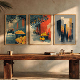 On wall