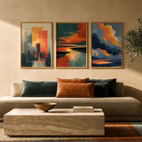 On wall