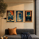 On wall