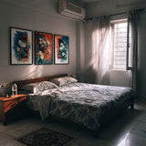 On wall