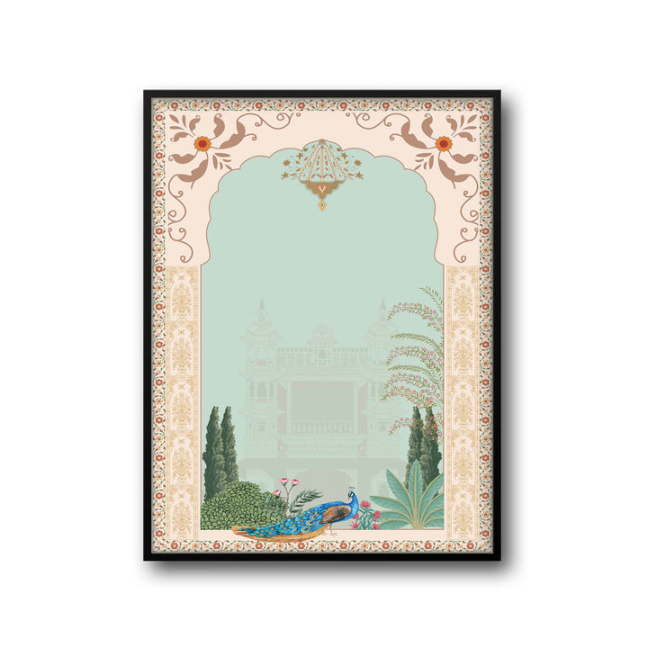 peacock-in-mughal-garden-mughal-art