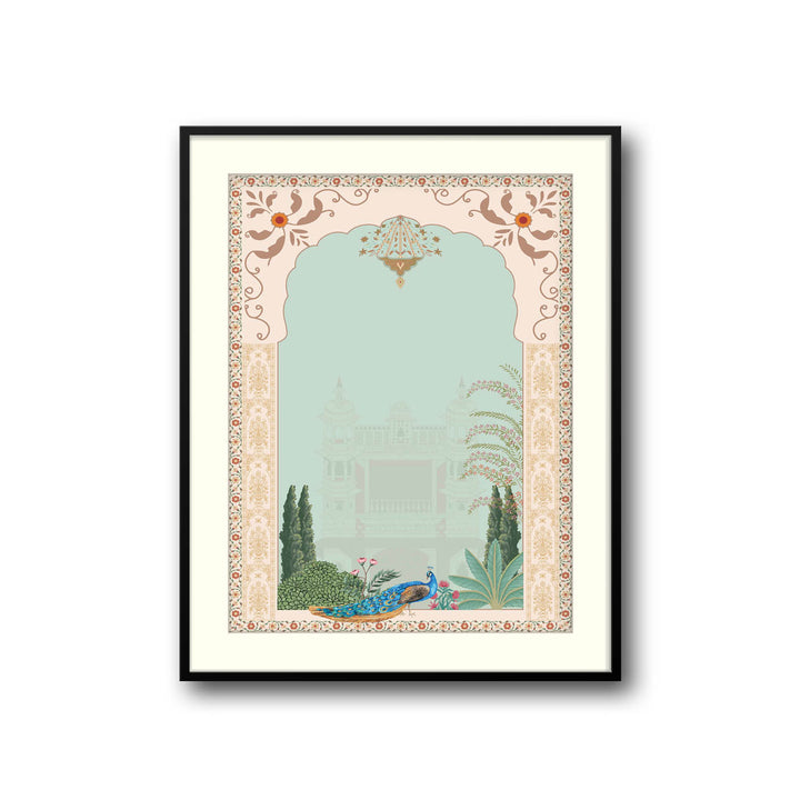 peacock-in-mughal-garden-mughal-art