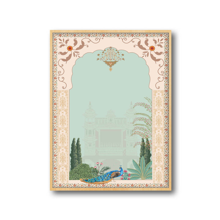 peacock-in-mughal-garden-mughal-art