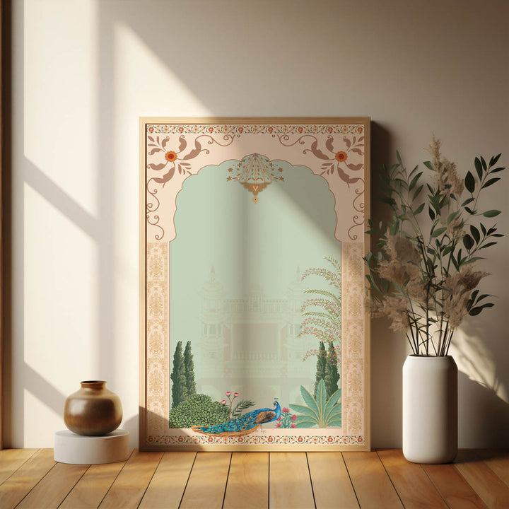 peacock-in-mughal-garden-mughal-art