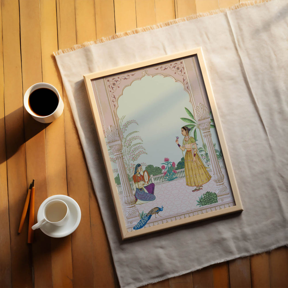 queen-mughal-art