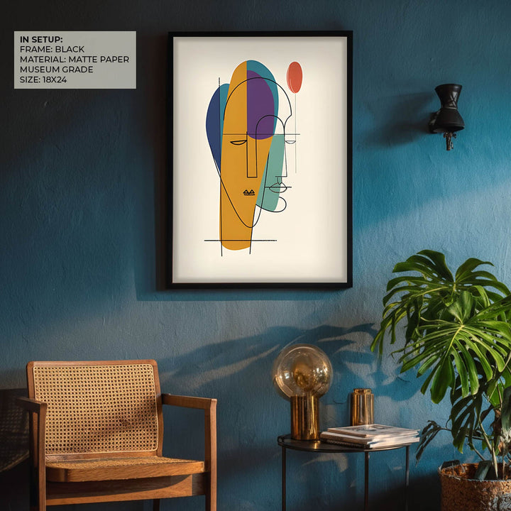 Overlapping Minds Abstract Art