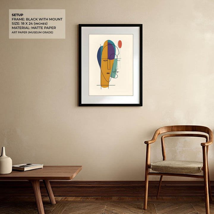 Overlapping Minds Abstract Art