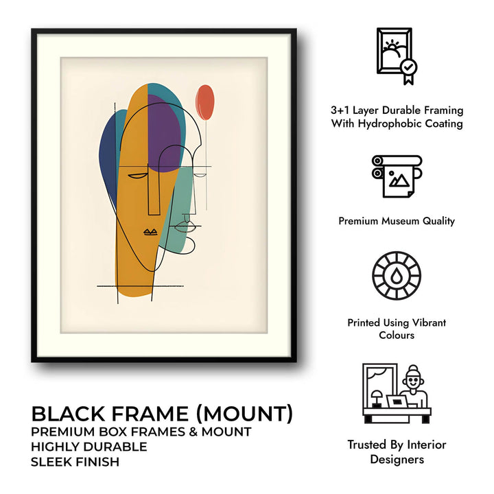 Overlapping Minds Abstract Art