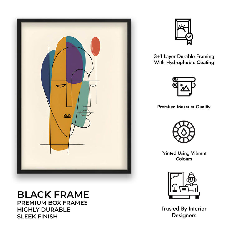 Overlapping Minds Abstract Art