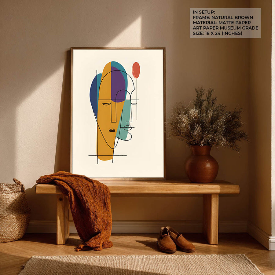 Overlapping Minds Abstract Art