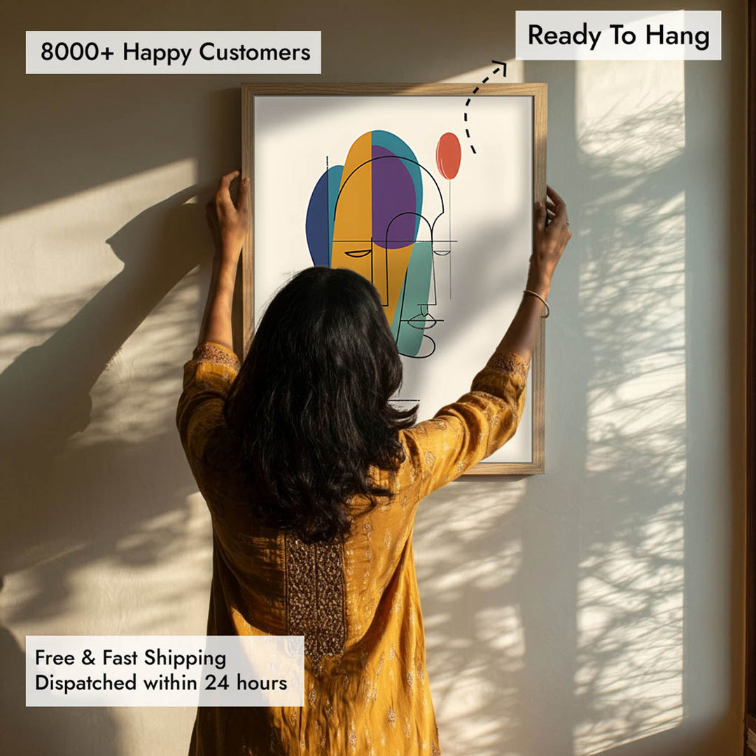 Overlapping Minds Abstract Art