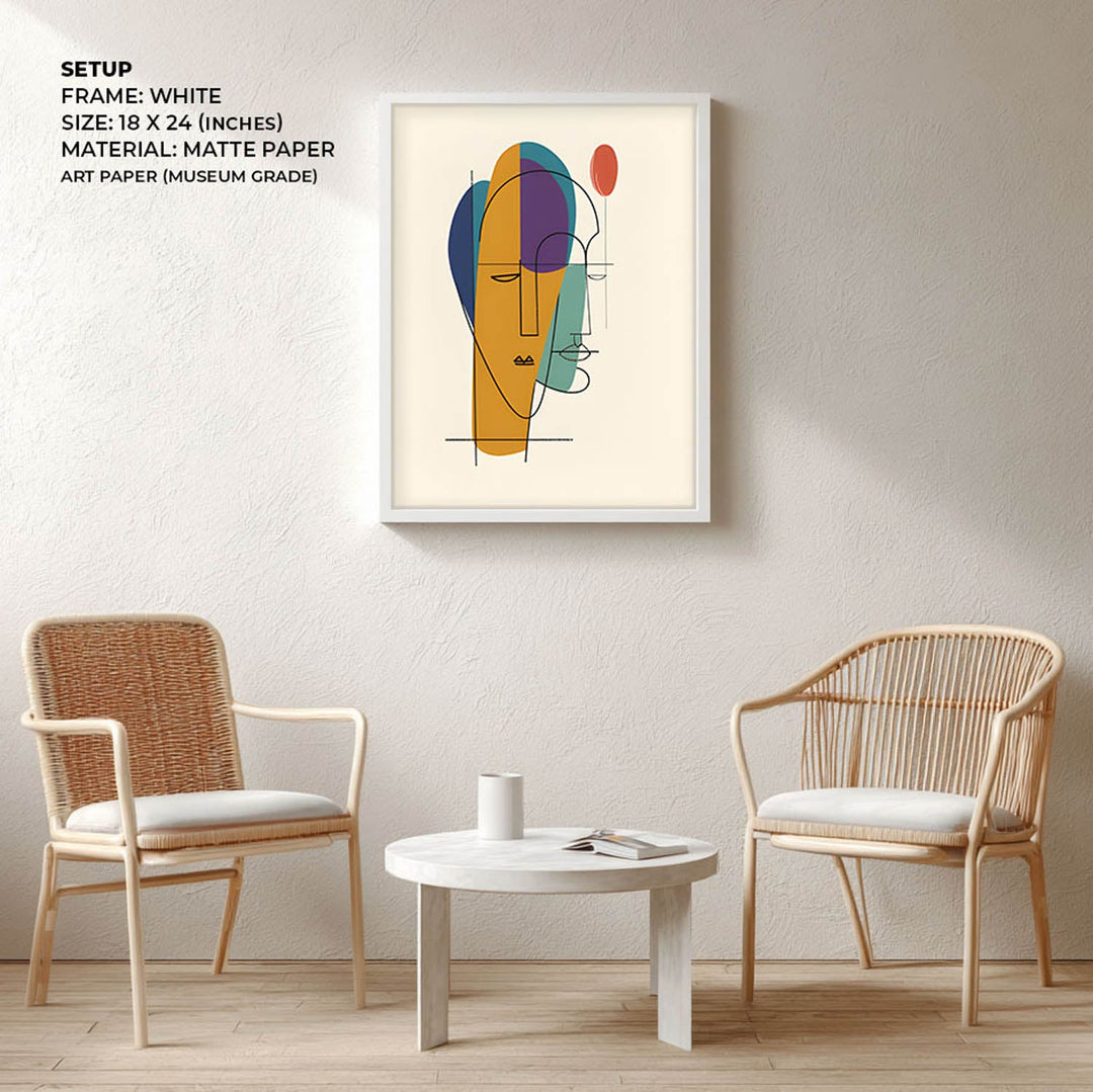 Overlapping Minds Abstract Art