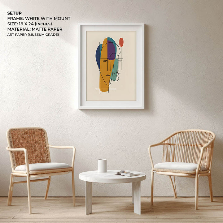 Overlapping Minds Abstract Art