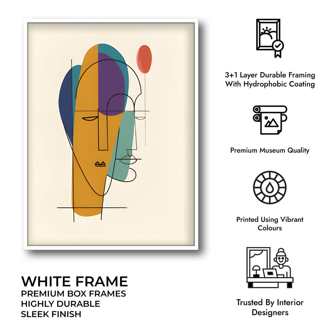 Overlapping Minds Abstract Art