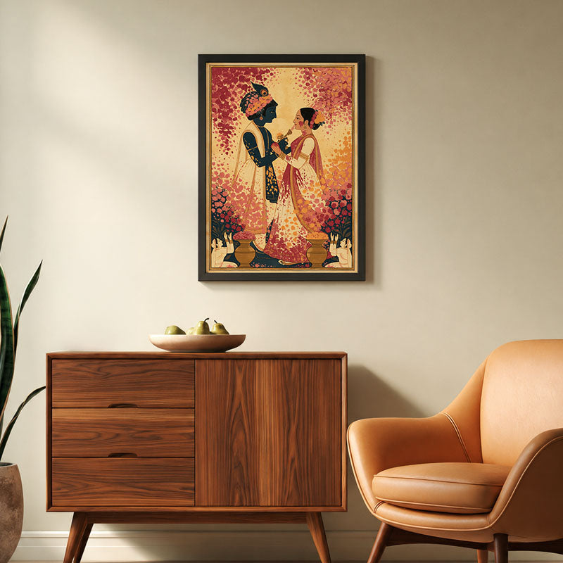 Brij Ki Holi Pichwai wall art print