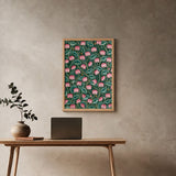 On wall