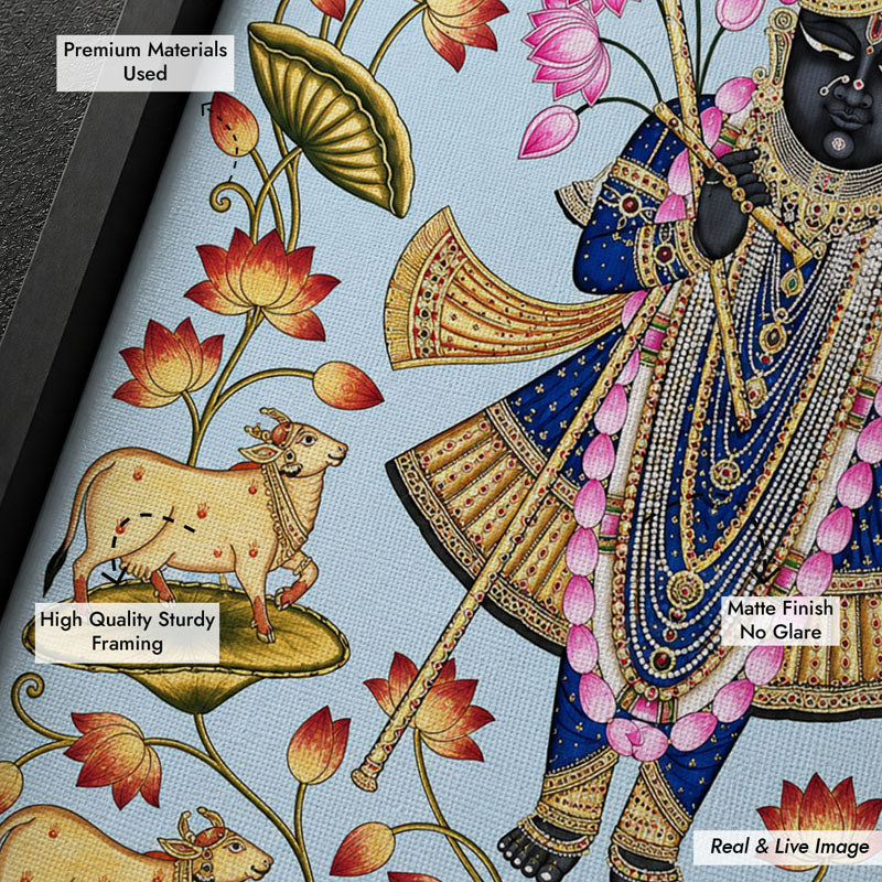 Shrinathji with Sacred Cows