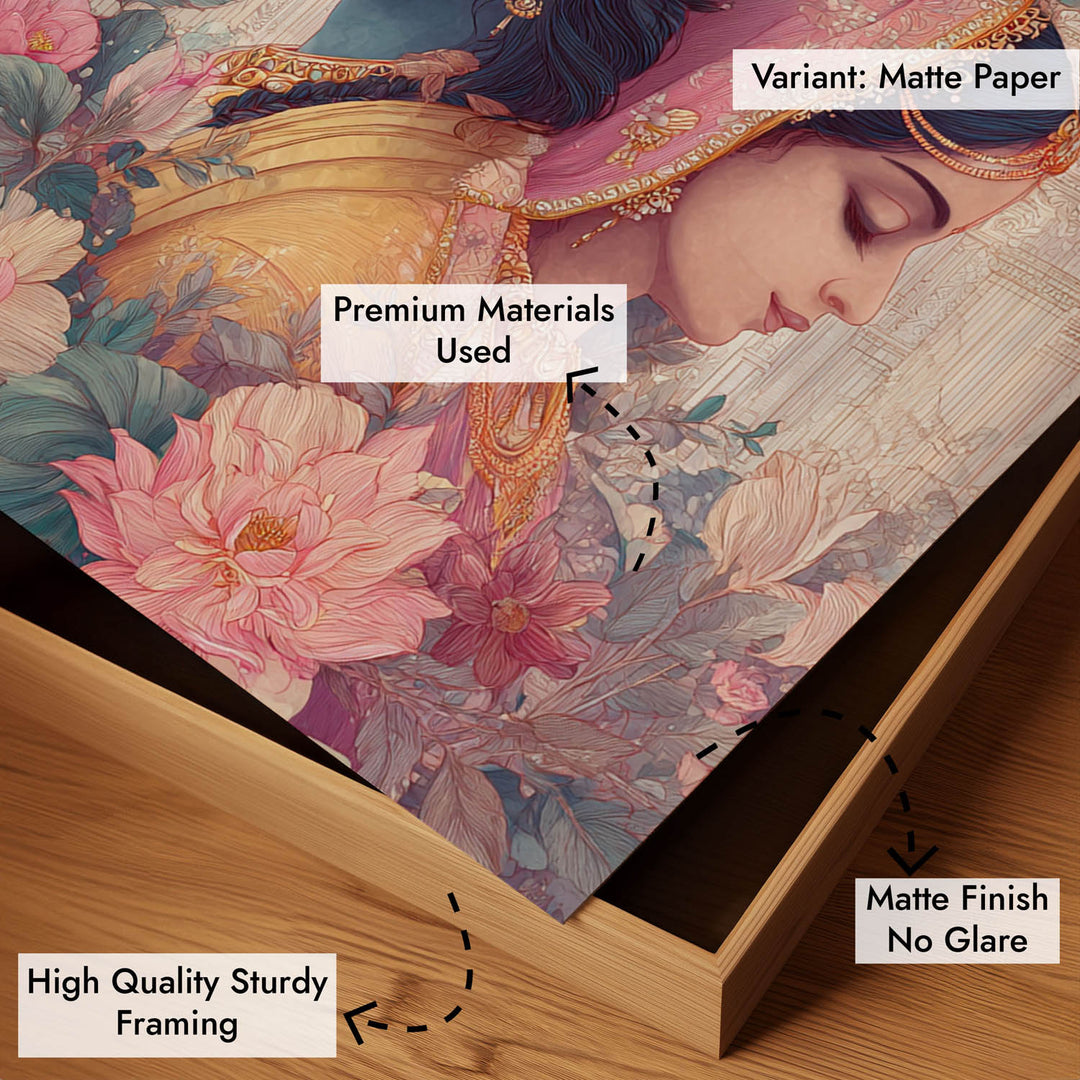 Radha Krishna Divine Painting – Vastu Wall Art