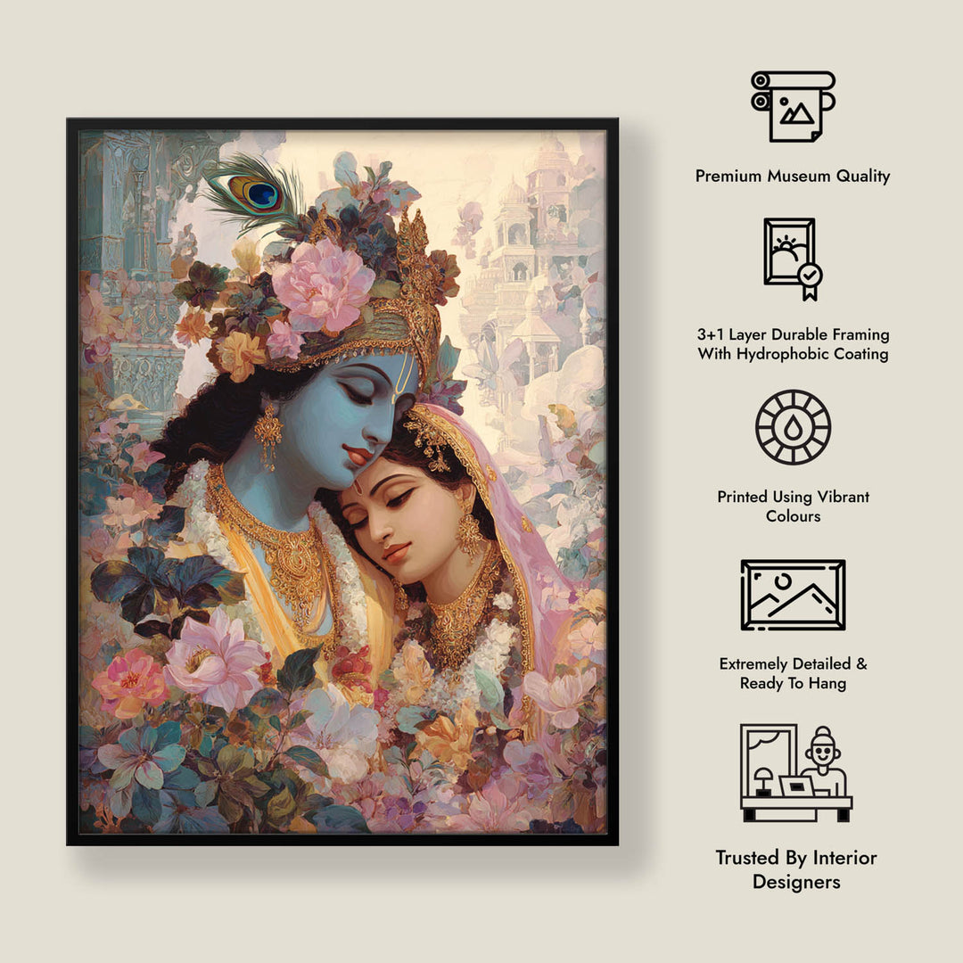 Radha Krishna Painting – Vastu Wall Art for Home