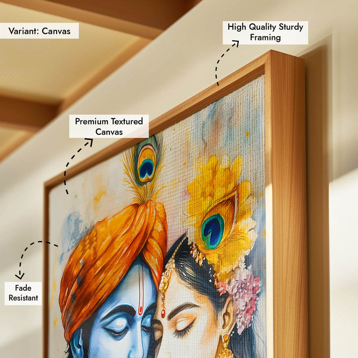 Radha & Krishna - God Painting